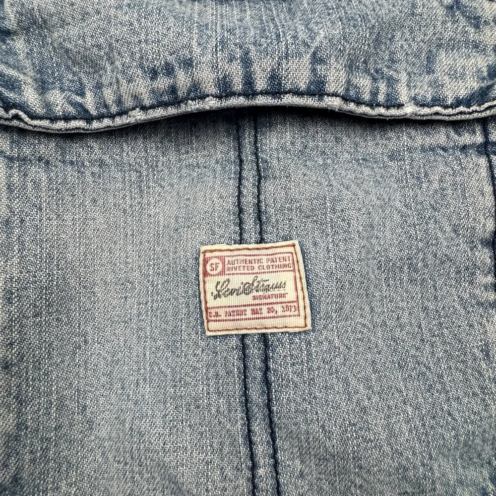 Levi Strauss Signature Jean Shorts Mens Sz 32 Baggy Denim Y2K Vtg Skater Grunge